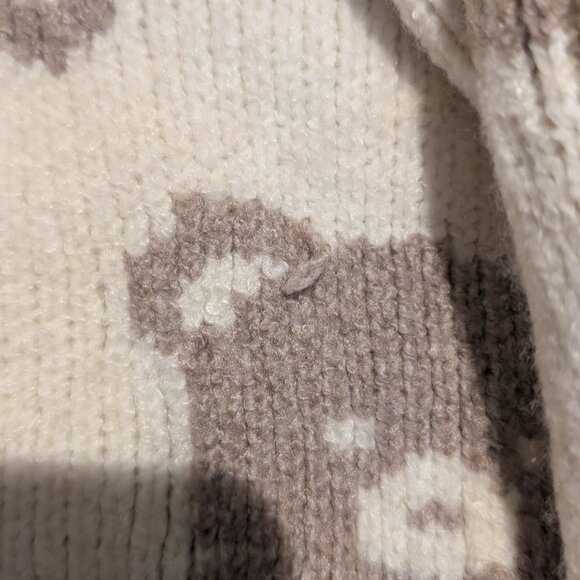 NWT No Boundaries Button-Front Cardigan Teddy Bear in Almond XXS - Picture 5 of 14